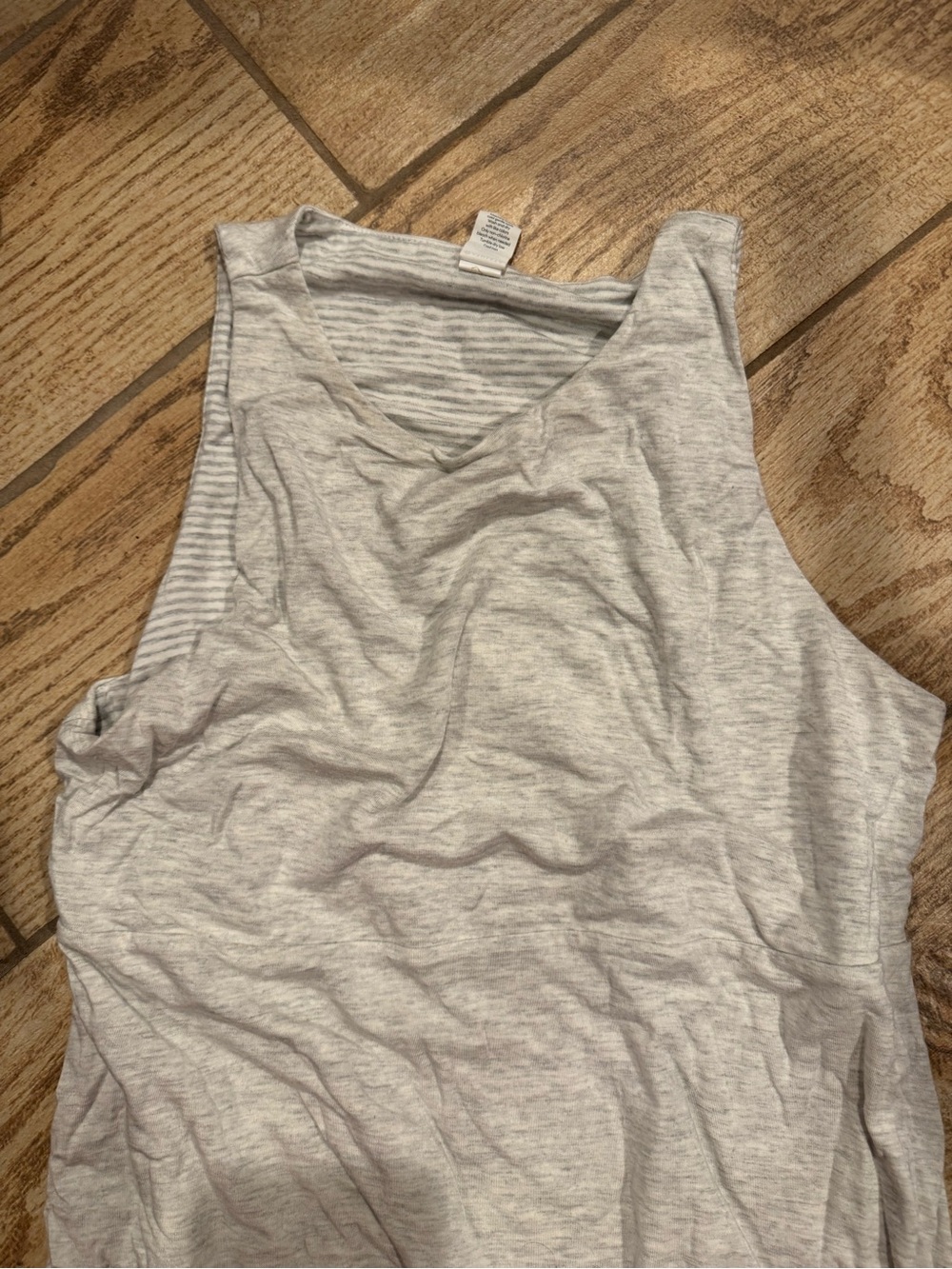 Athleta Reversible Grey/Striped Dress